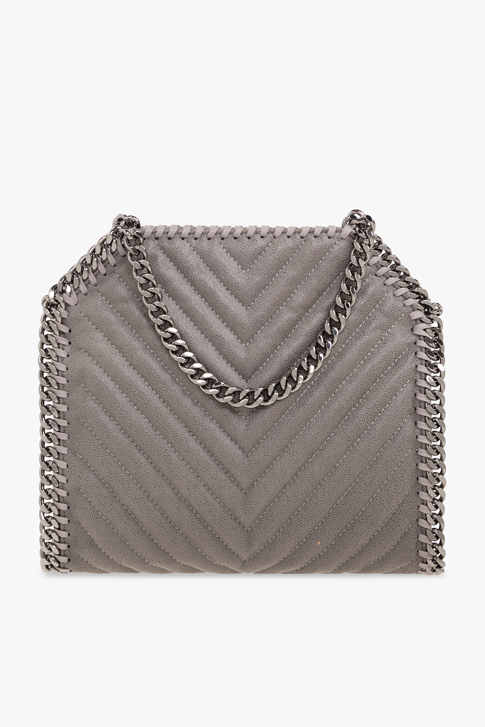 Falabella Mini shoulder bag Stella McCartney stella mccartney large falabella chevron tote bag item SchaferandweinerShops Italy